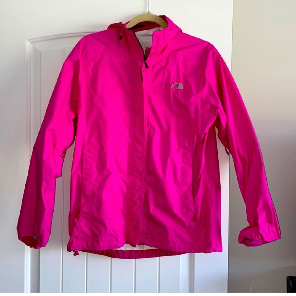 EUC NORTH face rain jacket size medium